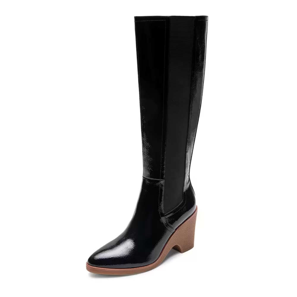 NWT Aerosoles Memphis Black Knee-High Women's Boots Size 8 Womens